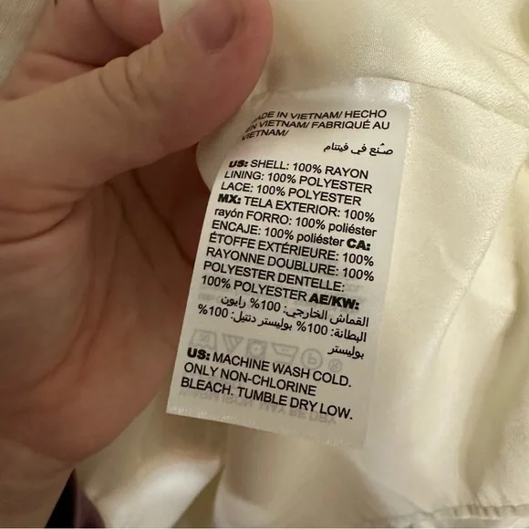 Chico's White Lace Detail Blouse - Picture 10 of 12